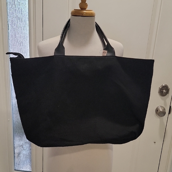 Victoria's Secret Shimmering Black and Silver Tote - Picture 4 of 7